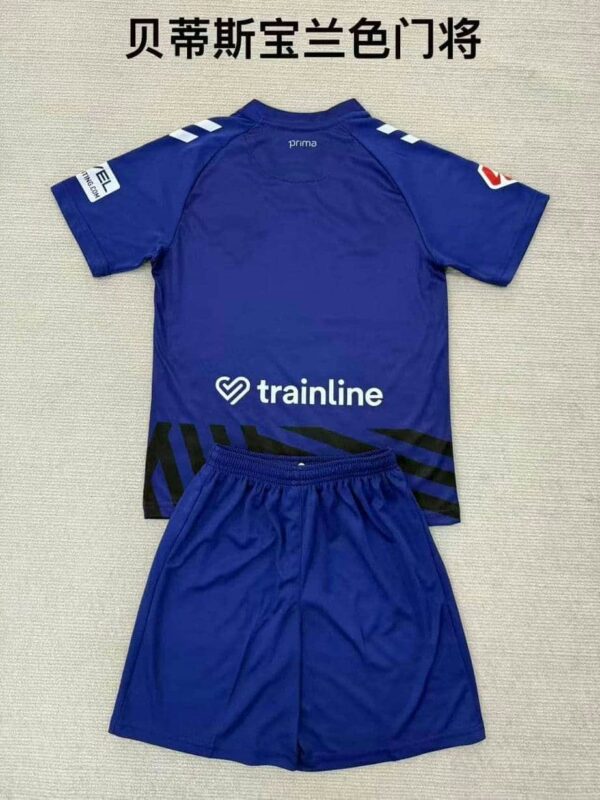 Real Betis 2025-26 Purple Blue Goalkeeper Kids Kit