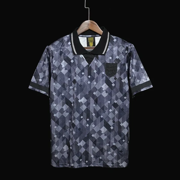 England 1990-91 Black Retro Jersey