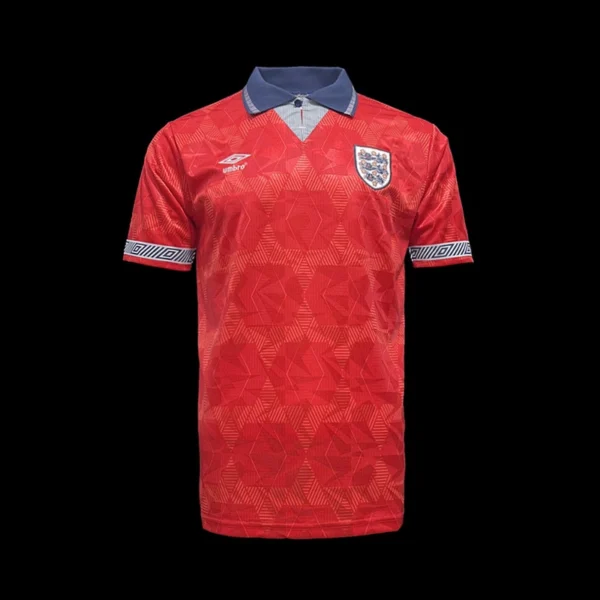 England 1990-91 Red Retro Jersey