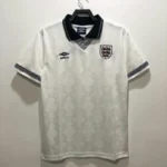 England 1990-91 White Away Retro Jersey (No Badge)