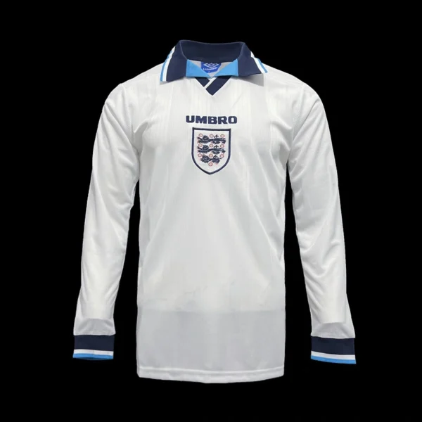 England 1996-97 Home Retro Long Sleeve Jersey