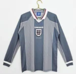 England 1996-97 Away Retro Long Sleeve Jersey
