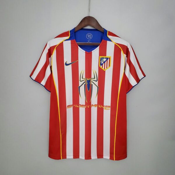 Atletico Madrid 2004-05 Home Retro Jersey
