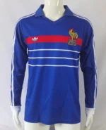 France 1982-84 Home Retro Long Sleeve Jersey