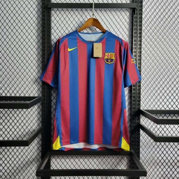 Barcelona 2006-07 UEFA Champions League Home Retro Jersey