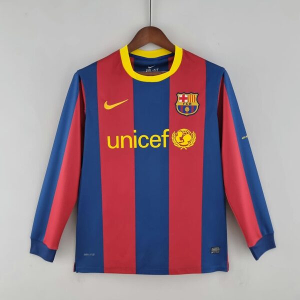 Barcelona 2006-07 UEFA Champions League Home Retro Long Sleeve Jersey