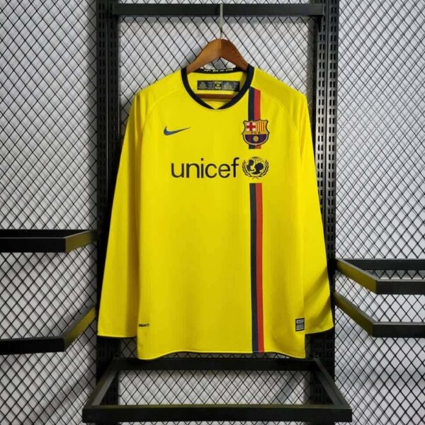 Barcelona 2008-09 Away Retro Long Sleeve Jersey