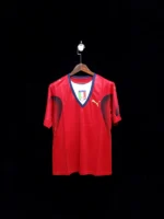 Italy 2006-07 Red Goalkeeper Retro Jersey