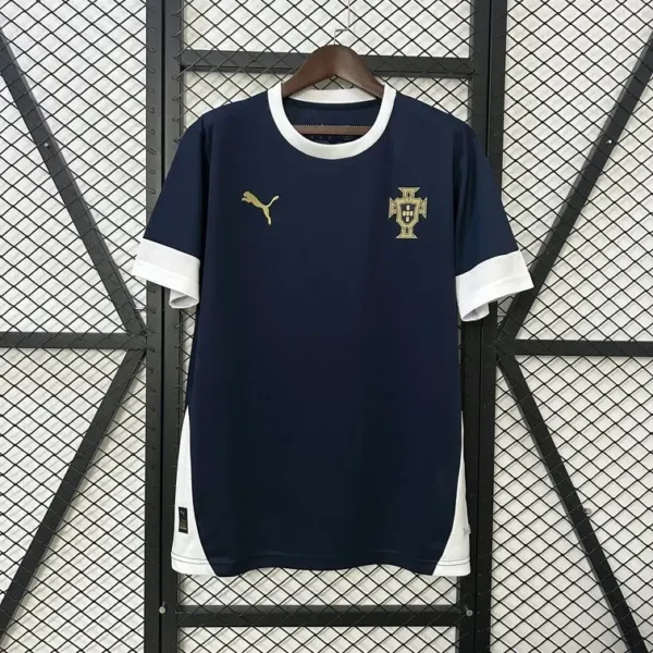 Portugal 2025-26 Navy Gold Training Jersey