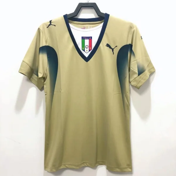 Italy 2006-07 Gold Goalkeeper Retro Jersey