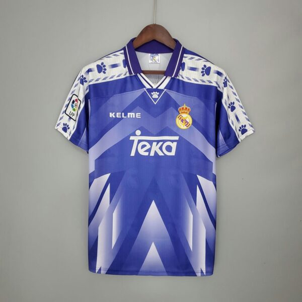 Real Madrid 1996-97 Away Retro Jersey