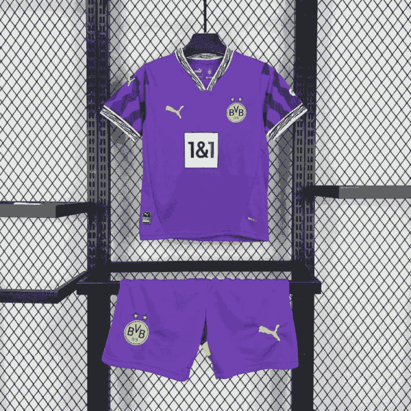 Borussia Dortmund 2025-26 Purple Special Edition Kids Kit