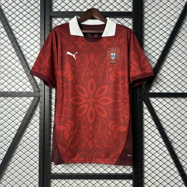 Portugal 2025-26 Red Floral Training Jersey