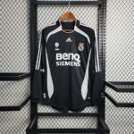 Real Madrid 2006-07 Second Away Retro Long Sleeve Jersey