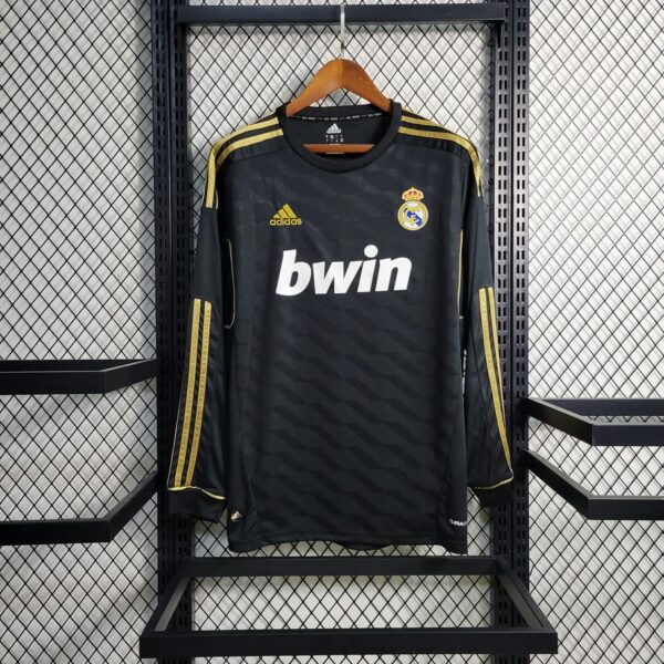 Real Madrid 2011-12 Away Retro Long Sleeve Jersey