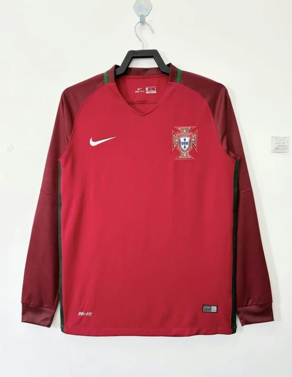 Portugal 2016-17 Home Retro Long Sleeve Jersey
