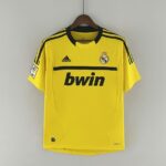 Real Madrid 2011-12 Yellow Goalkeeper Retro Jersey