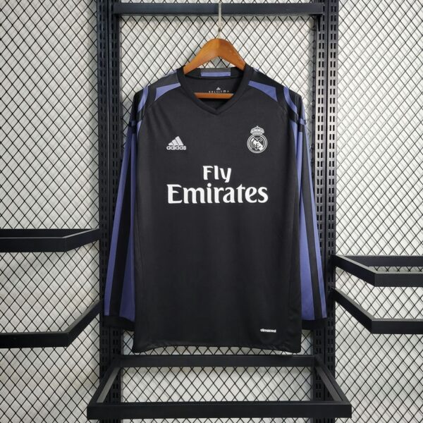 Real Madrid 2016-17 Second Away Retro Long Sleeve Jersey