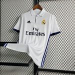 Real Madrid 2016-17 Home Retro Jersey
