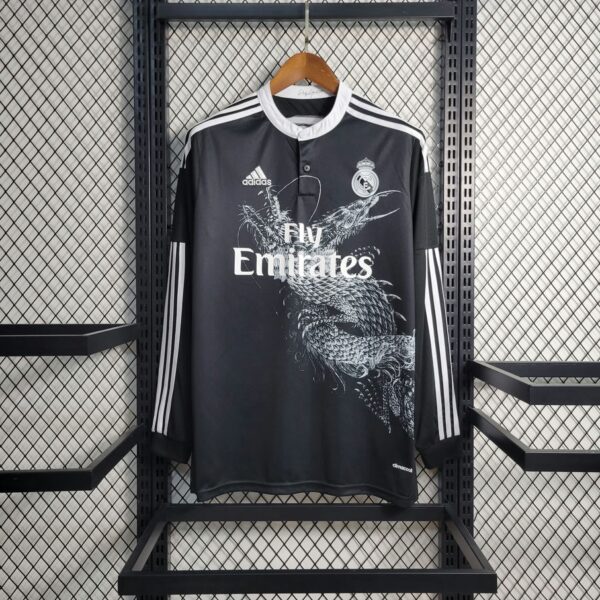 Real Madrid 2014-15 Second Away Retro Long Sleeve Jersey