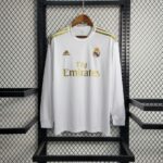 Real Madrid 2019-20 Home Retro Long Sleeve Jersey