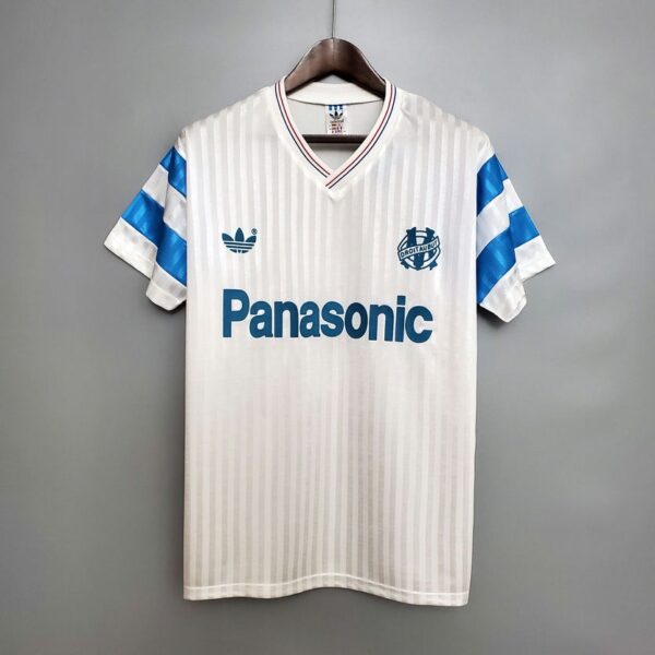 Olympique de Marseille 1990-91 Home Retro Jersey
