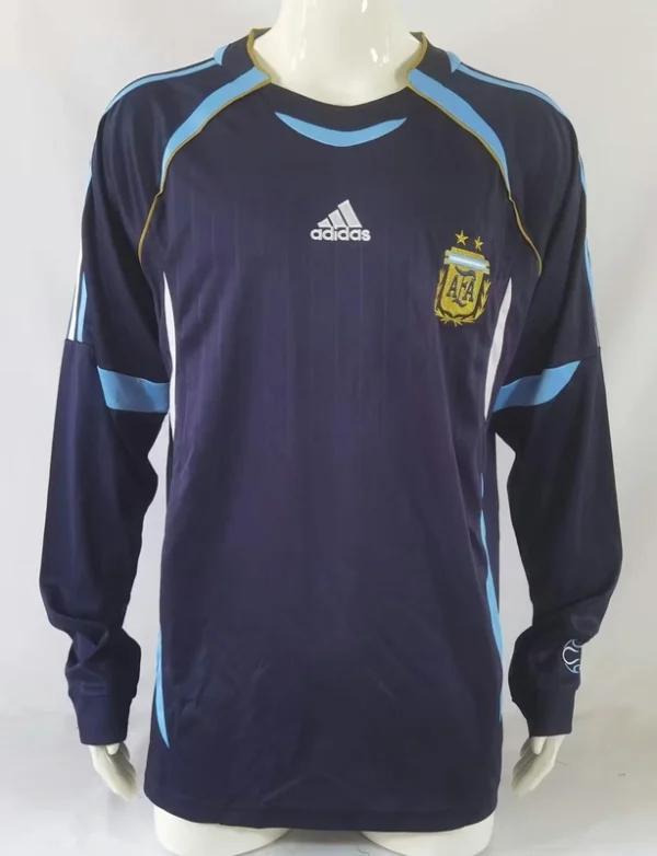 Argentina 2006-07 Away Retro Long Sleeve Jersey