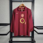 Arsenal 2005-06 Home Retro Long Sleeve Jersey