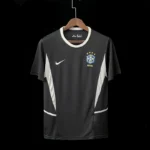 Brazil 2002-03 Black Goalkeeper Retro Jersey
