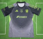 Mexico 2025-26 Grey Green Wave Pre-Match Jersey