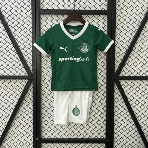 Palmeiras 2025-26 Home Kids Kit