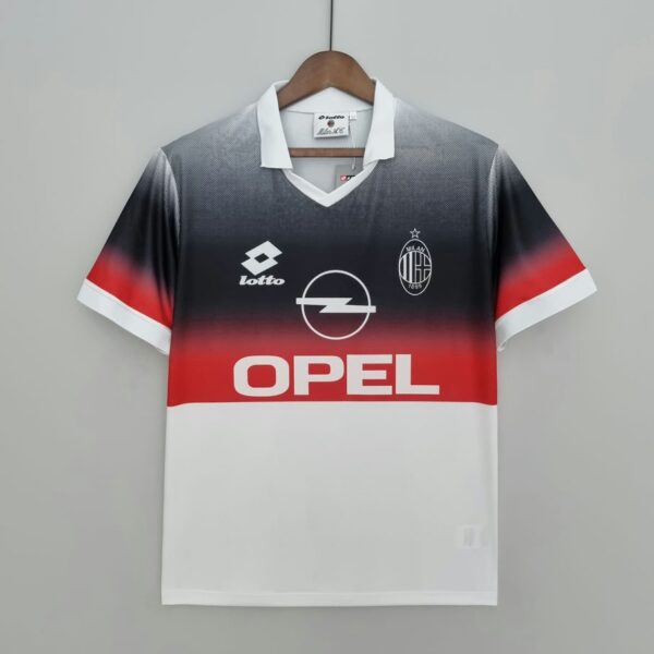 AC Milan 1995-96 Black White Retro Training Jersey