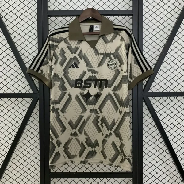 Bayern Munich 2025-26 Snake Pattern Sand Special Edition Jersey