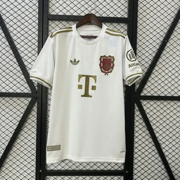 Bayern Munich 2025-26 White 125th Anniversary Jersey
