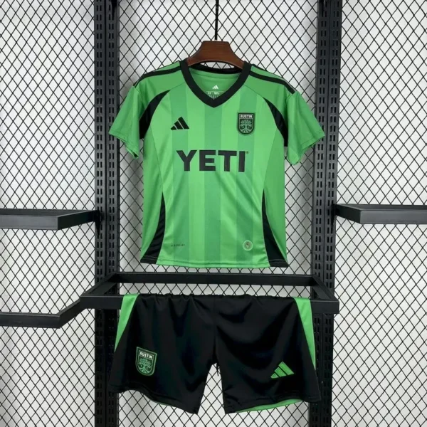 Austin FC 2025-26 Home Kids Kit