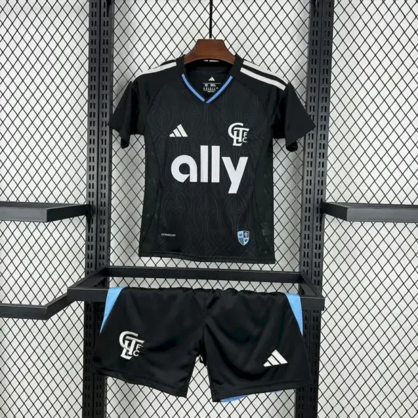 Charlotte FC 2025-26 Away Kids Kit