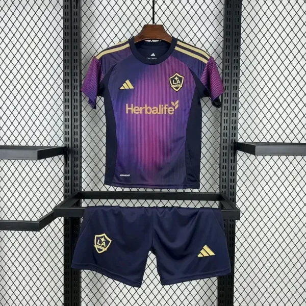 LA Galaxy 2025-26 Away Kids Kit