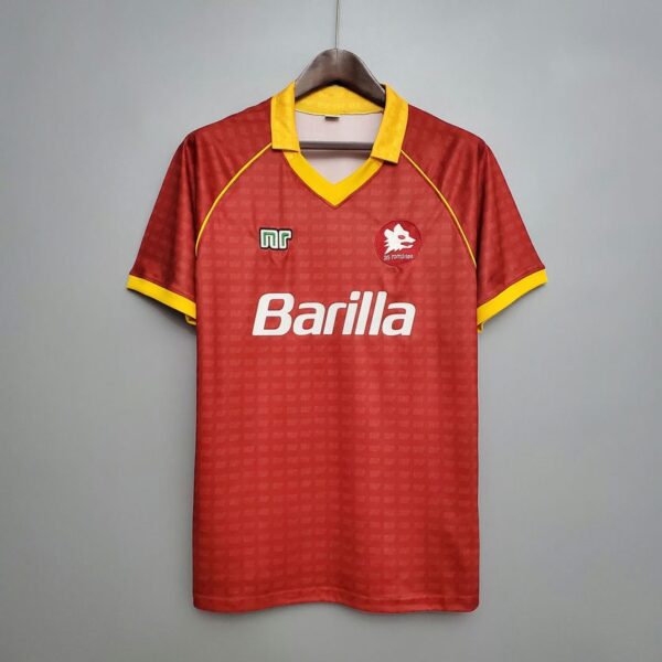 AS Roma 1990-91 Home Retro Jersey