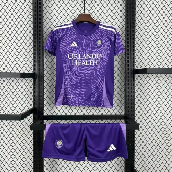 Orlando City SC 2025-26 Home Kids Kit