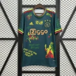Ajax 2025-26 Green Reggae Graffiti Special Edition Jersey