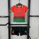 AC Milan 2025-26 Red Co-Branded Kids Kit