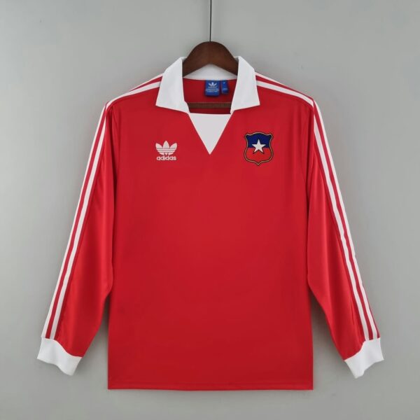 Chile 1982-83 Home Retro Long Sleeve Jersey