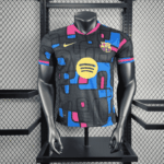 Barcelona 2025-26 Black Color Block Special Edition Jersey Player Version