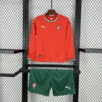 Portugal 2025-26 Home Long Sleeve Kids Kit