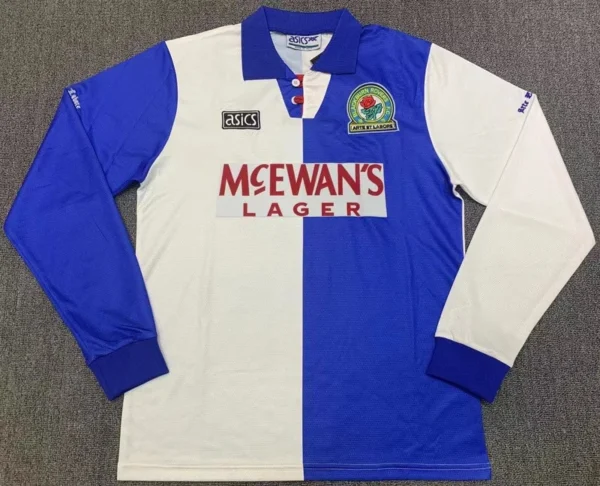 Blackburn 1994-95 Home Retro Long Sleeve Jersey