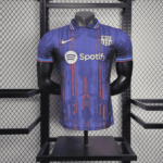 Barcelona 2025-26 Blue Red Vertical Line Special Edition Jersey Player Version
