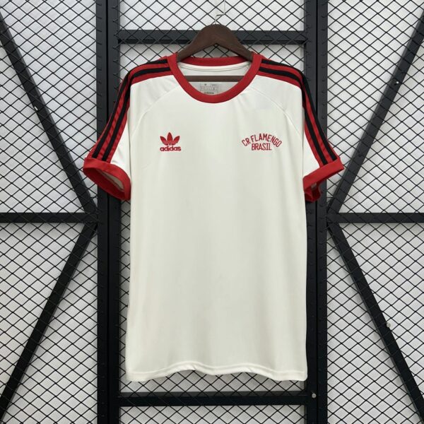 Flamengo 2025-26 White Red Commemorative Jersey
