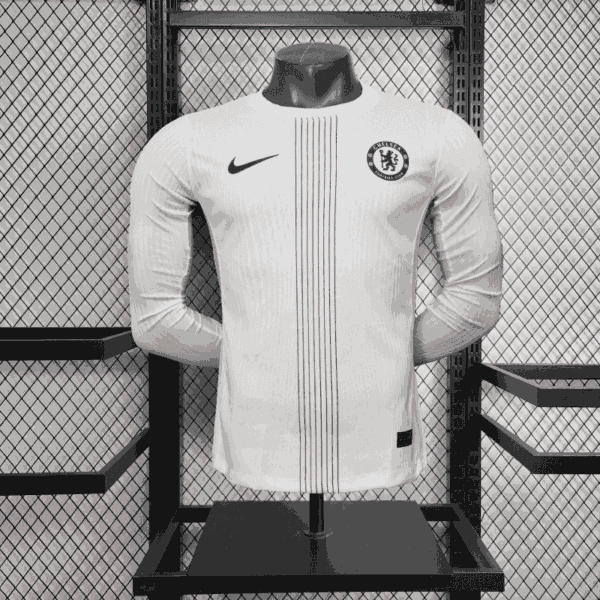 Chelsea 2025-26 Away Long Sleeve Jersey Player Version