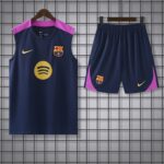 Barcelona 2025-26 Blue and Pink Vest Training Kit