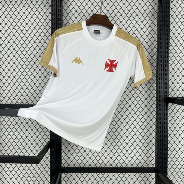 Vasco da Gama 2025-26 White Gold Supporter Jersey